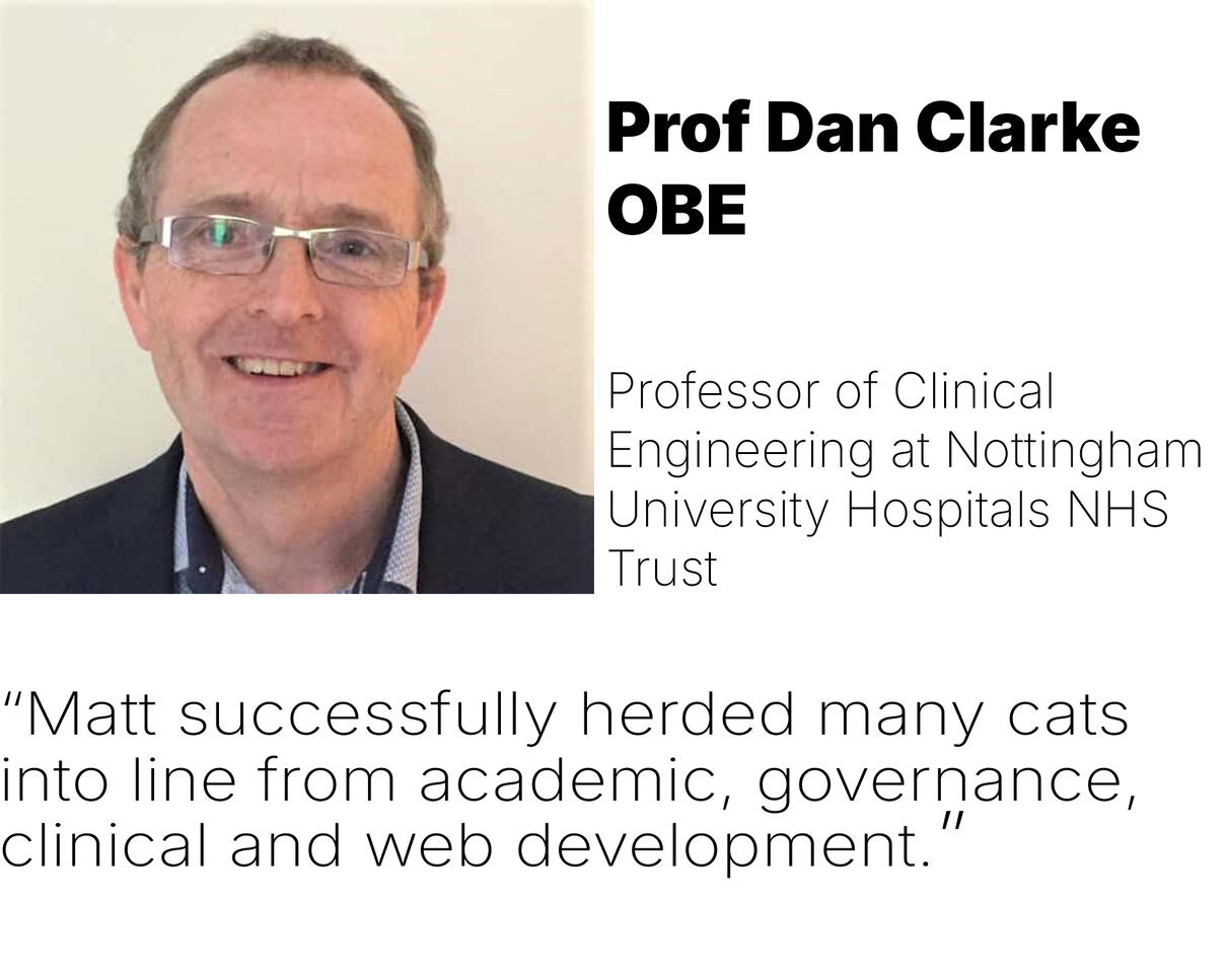 Prof Dan Clarke Testimonial